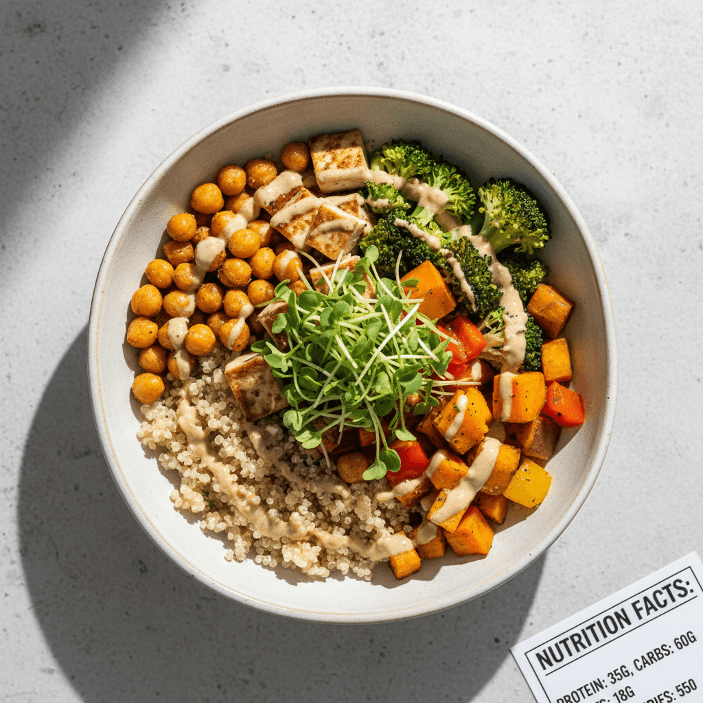 Vegetarian meal prep bowls